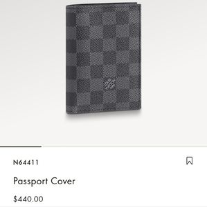 Louis Vuitton Passport Cover Damier